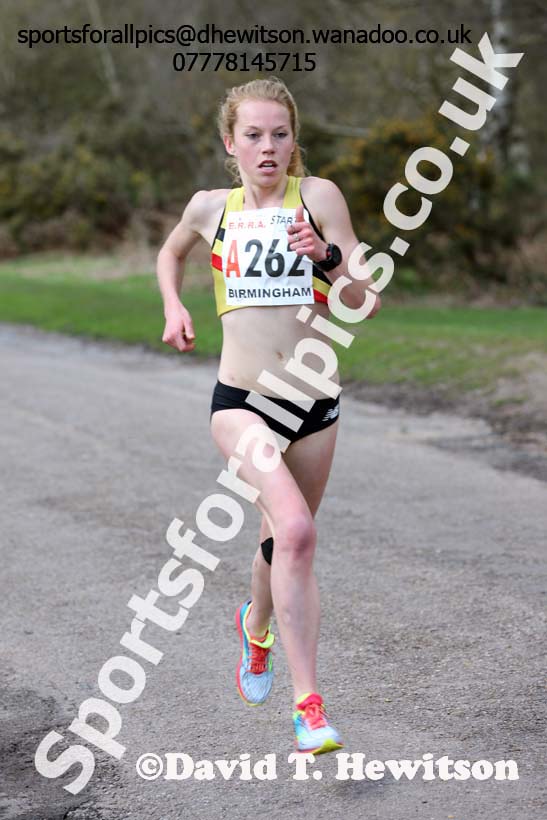 Senior womens English National 6 Stage Road Relay, 2016 English National 12 and 6 Stage Road Relays, Sutton Coldfield, Birmingham. Photo: David T. Hewitson/Sports for All Pics